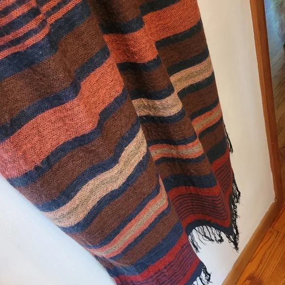 Vintage Multicolor Striped Scarf - Picture 1 of 3